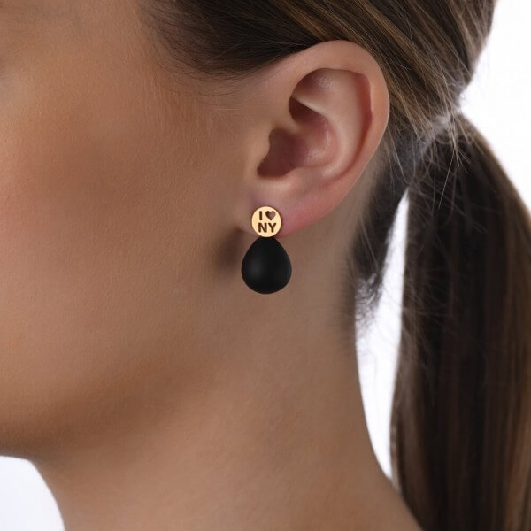 275-Ginny-veduta-Ohrschmuck-Ohrstecker-ILoveNY-stahl-Gold-Onyx-Tropfen-matt-schwarz-Schmuckverleih-Brautschmuckverleih